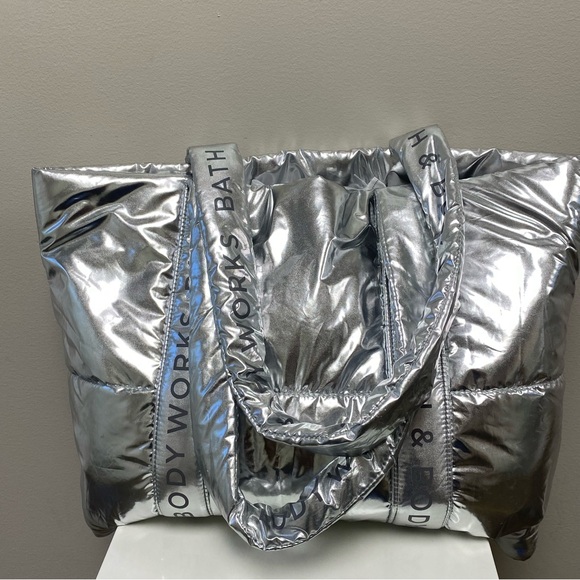Bath & Body Works‎ Silver Tote Bag - Picture 10 of 16